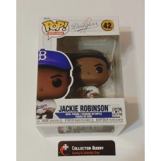 Funko Pop! Sports Legends 42 Jackie Robinson FIELDING Dodgers MLB Cooperstown Pop FU59418